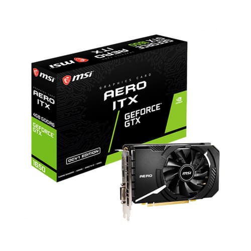 MSI GTX 1650 AERO ITX OCV1 4GB Graphics Card